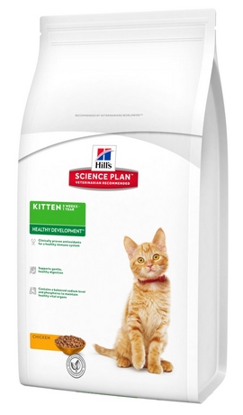 Корм для котят, беременных и кормящих кошек Хиллс с мясом курочки (Hill's Science Plan Kitten)
