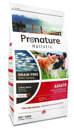 Корм для взрослых собак Азиатская кухня крупная гранула (Pronature Holistic GF Asian Dog Medium & MaxI)
